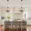 Lustre en bois massif rustique à 6 lumières l 18 po Ambrose-341110892