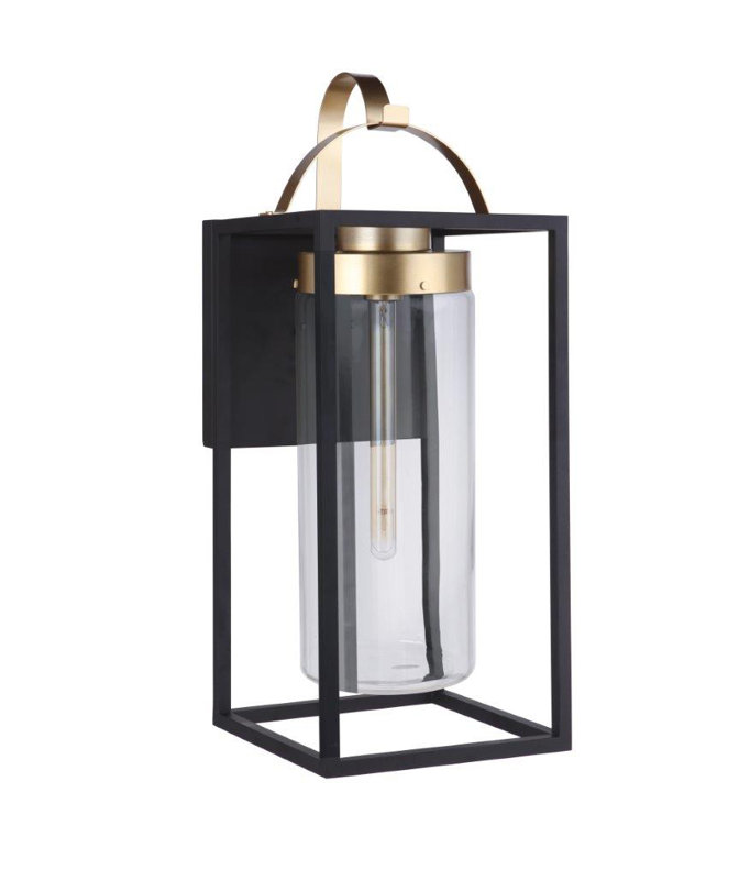 Applique murale Neo, H 28 po x l 11 po x P 12,24 po, Or noir