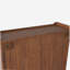 Armoire 24,8 po à double porte rétro avec porte vitrée, 3 tablettes et porte-serviettes, convient pour la salle de bain, la cuisine, la salle à manger, brun