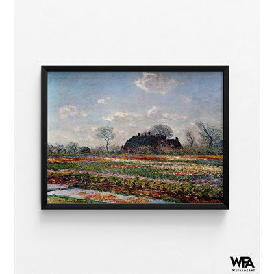 «Tulip Field Sassenheim» par Vincent Van Gogh, art mural floral, reproduction de peinture à l'huile de tulipe, reproduction de tulipe Van Gogh, impression de fleur de Van Gogh