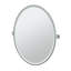 Miroir ovale encadré Elevate | Miroir de meuble-lavabo pivotant et biseauté-14287565-30609485