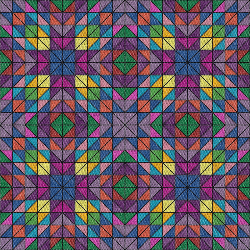 Sappington Geometric Indoor Rug, Square 6'