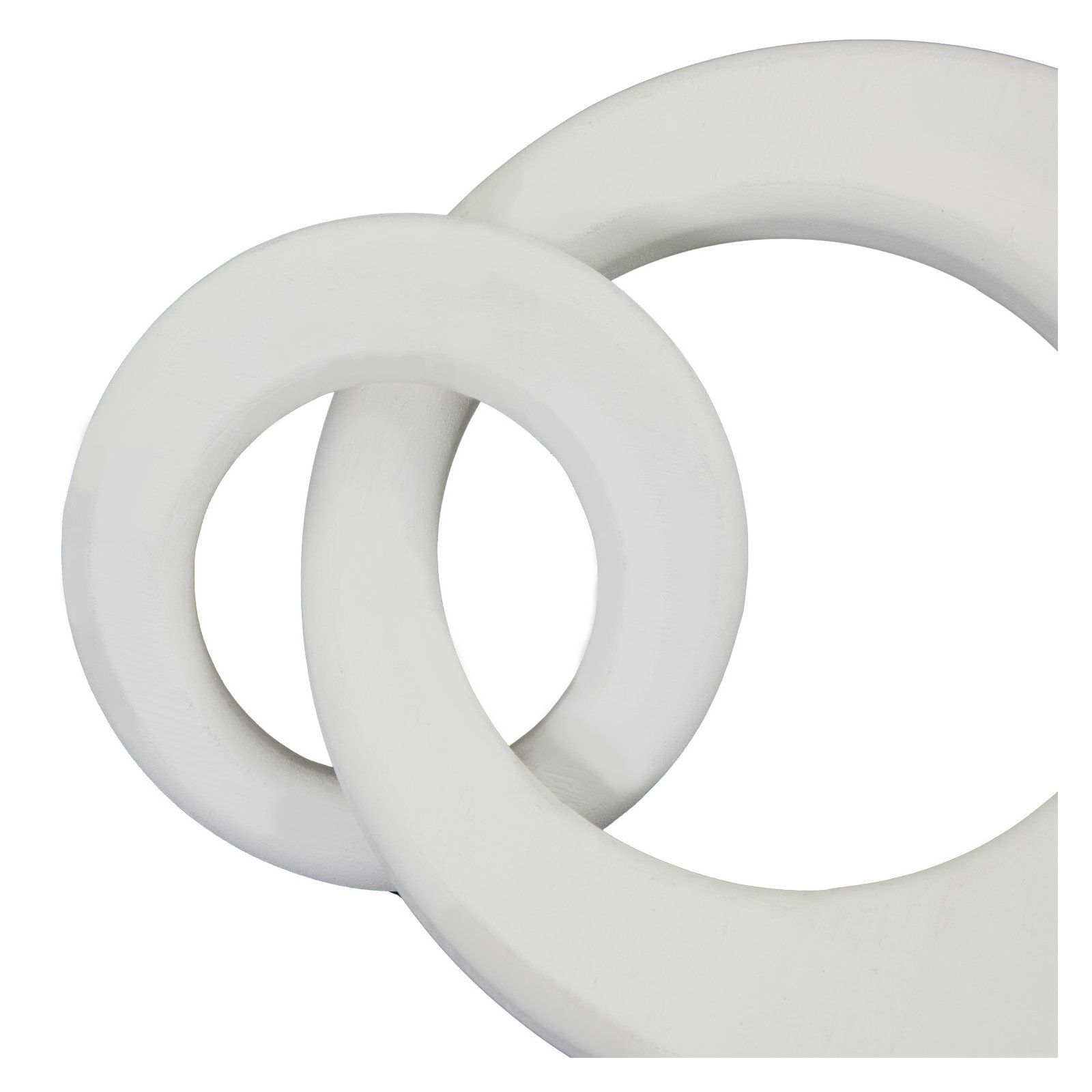 Alize Contemporary Chain Sculpture, White