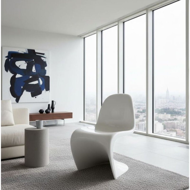 Chaise Notnep Shinny, Blanc