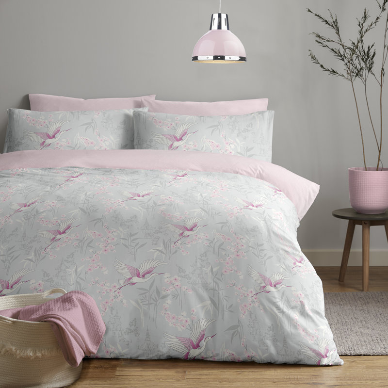 Gober Wildlife Duvet Cover Set with Pillowcases, Double - 2 Standard Pillowcases