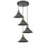Olamon 4 - Light Black Cluster Pendant