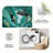 Teal & Gold Marble Swirl carpet-easy to clean, machine-washable, soft and comfortable; suitable for door mats, kitchens, living rooms, bedrooms, corridors, and laundry areas. Easy to clean, durable carpet for home decoration.-129469499