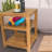 Lucile 14 in. W Teak Shower Bench