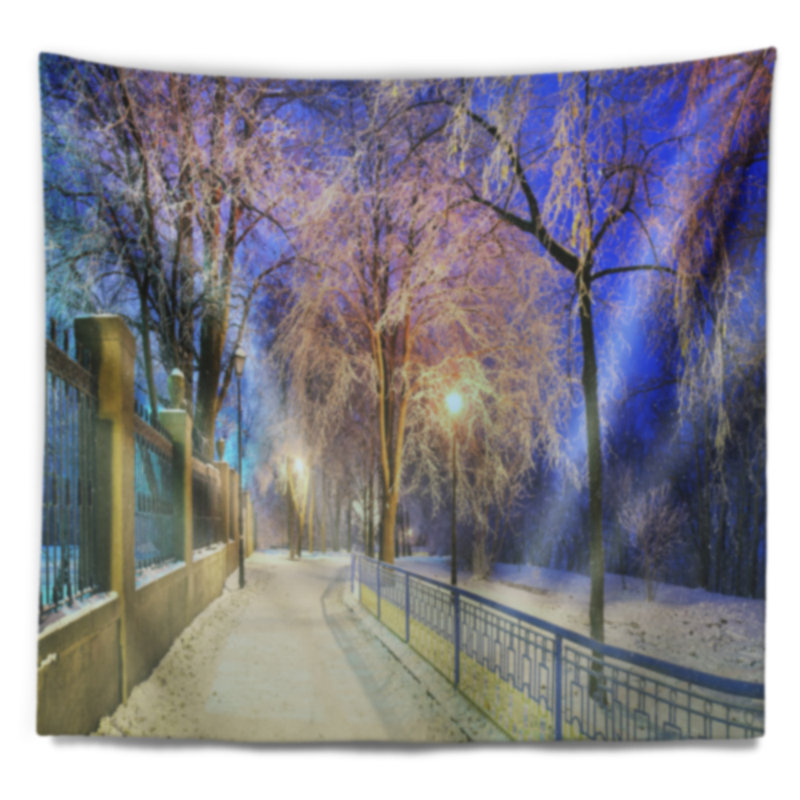 Tapisserie de jardin bleu vif Mariinsky, H 32 po x l 39 po
