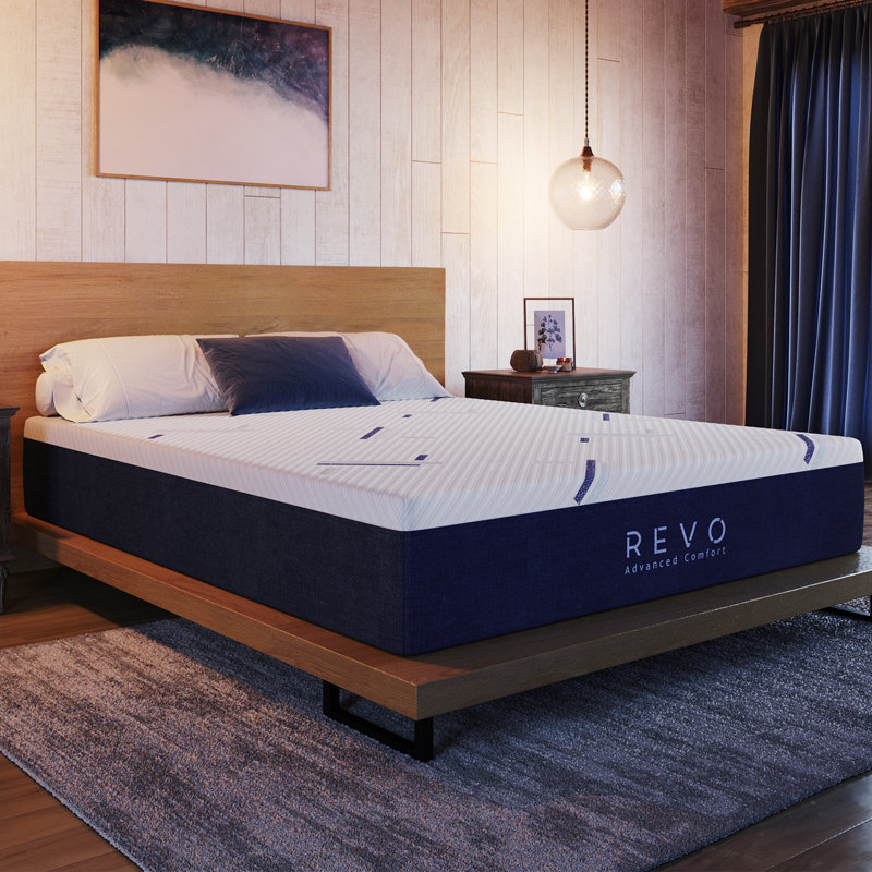 Revo Sleep 12-Inch Gel Memory Foam Mattress, Twin
