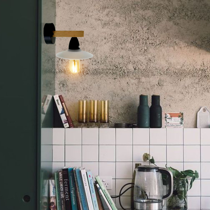 Mindenmines Armed Sconce, White