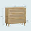 Armoire de rangement en rotin 3 tiroirs-1977623271