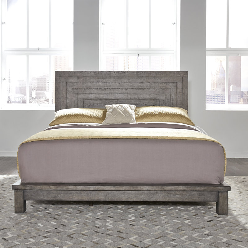 Bettee Bed, Queen, Gray