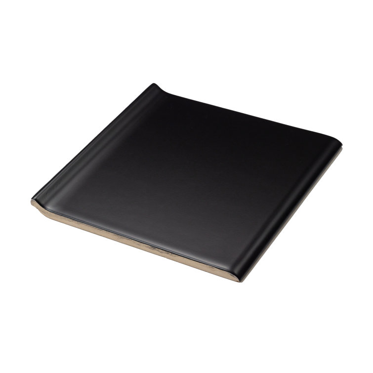 Shades 6" x 6" Matte Cove Base Tile Trim in Black
