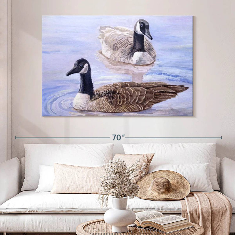 Geese, 34" H x 51" W