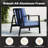 75-Inch All-Weather Aluminum 3-Seat Patio Sofa With Plush Cushions And Rust-Proof Frame For Year-Round Outdoor Comfort-798925376