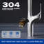 Single Handle Kitchen Faucet with Pull-Down Sprayer