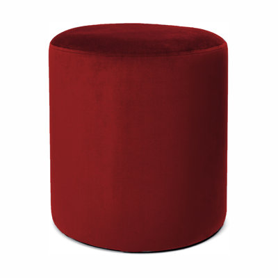 Hensel 28 cm W Velvet Round Ottoman