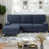 100 % polyester bleu marine est en rupture de stock
