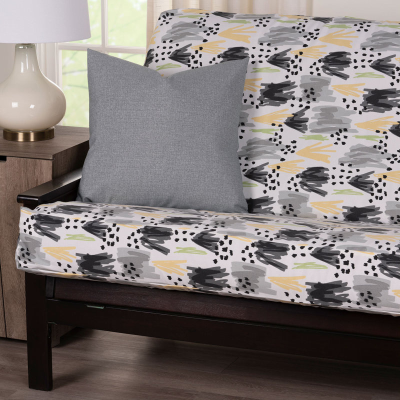 Flicker Polyester Box Cushion Futon Slipcover