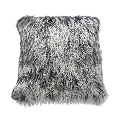 Tibetan Lamb Fur Throw Pillow