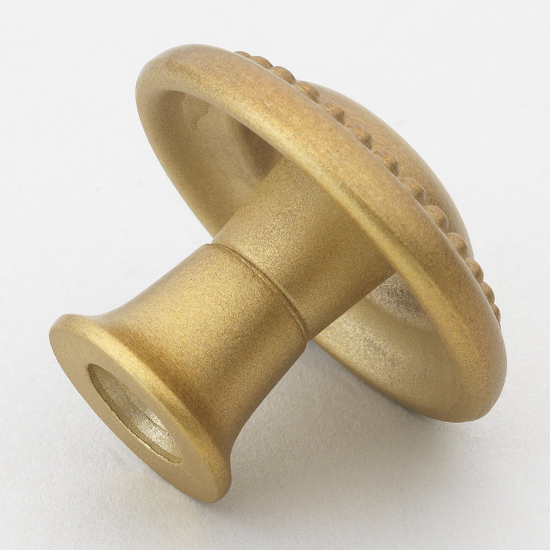 Bouton champignon, Or satiné