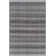Tissé à la main Manetta à rayures recyclées P.E.T. Tapis intérieur / extérieur gris foncé / gris clair