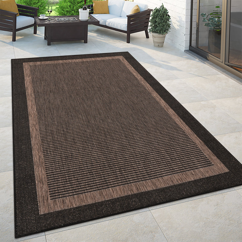Wick St Lawrence Machine Woven Indoor / Outdoor Area Rug, Rectangle 6'7" x 9'2"