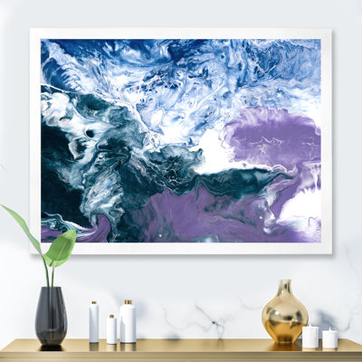 «Blue and Violet», impression sur toile