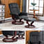 Fauteuil de bureau inclinable en cuir Odey-373757752