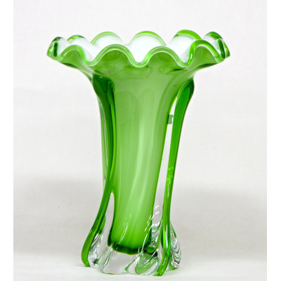 Vase de table en verre soufflé à la main Allender
