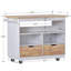 Îlot de cuisine roulant avec rangement-1107652223