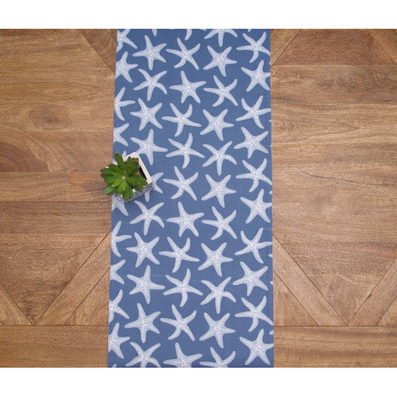 Calming Seas Starfish Reversible Table Runner