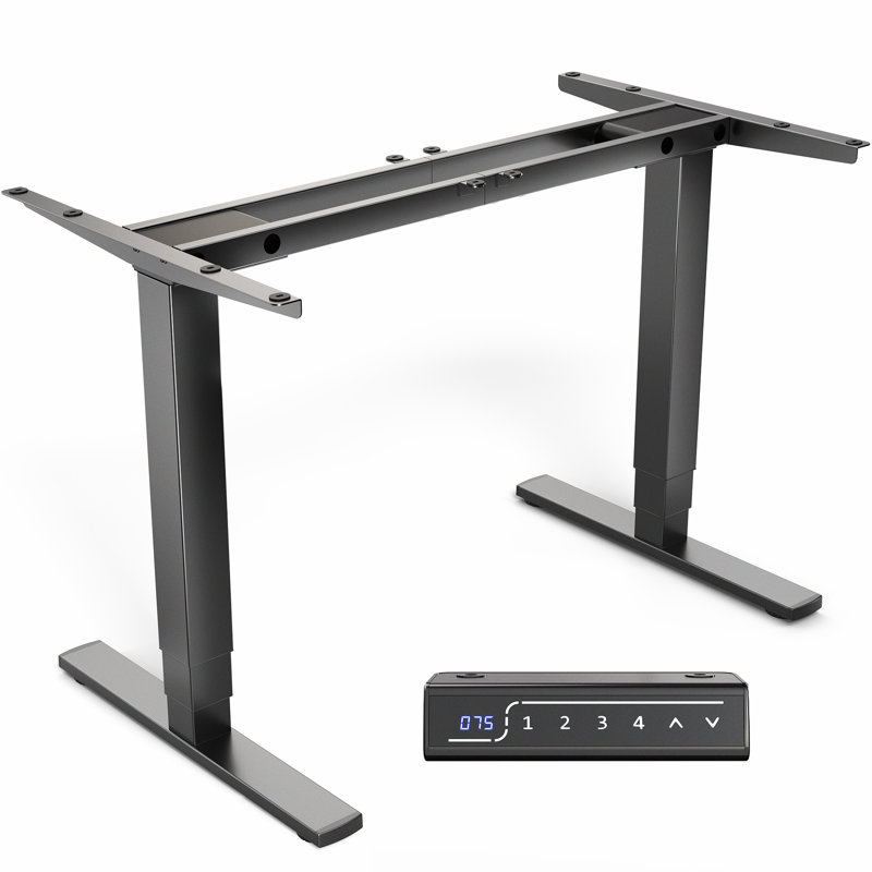 Electric Dual Motor Desk Frame, Black