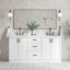 ARIEL Kelly 73 Double Sink Bathroom Vanity with Pure Quartz Top-1742192966-1698108945-1698108944