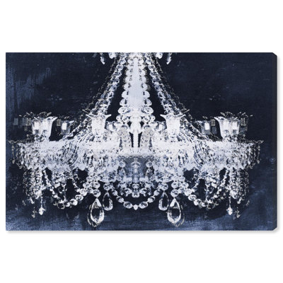 «Dramatic Entrance Indigo», impression sur toile