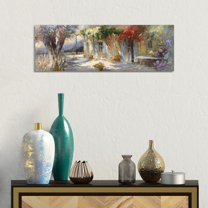 Gardino II by Willem Haenraets - Wrapped Canvas Panoramic Painting, 30.48 cm H x 91.44 cm W x 1.91 cm D