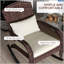 Chaise berçante d'extérieur en osier Adirondack Outsunny-1806304149