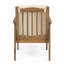 2 fauteuils club d'extérieur avec structure et coussin en bois d'acacia-2018858899
