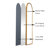Metal Arch Wall Mirror-250310208