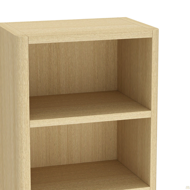 Open Bookcase in Natural Oak