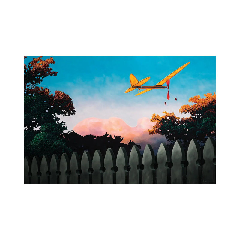 Final Flight by Ross Jones - Wrapped Canvas Painting, 20.32 cm H x 30.48 cm W