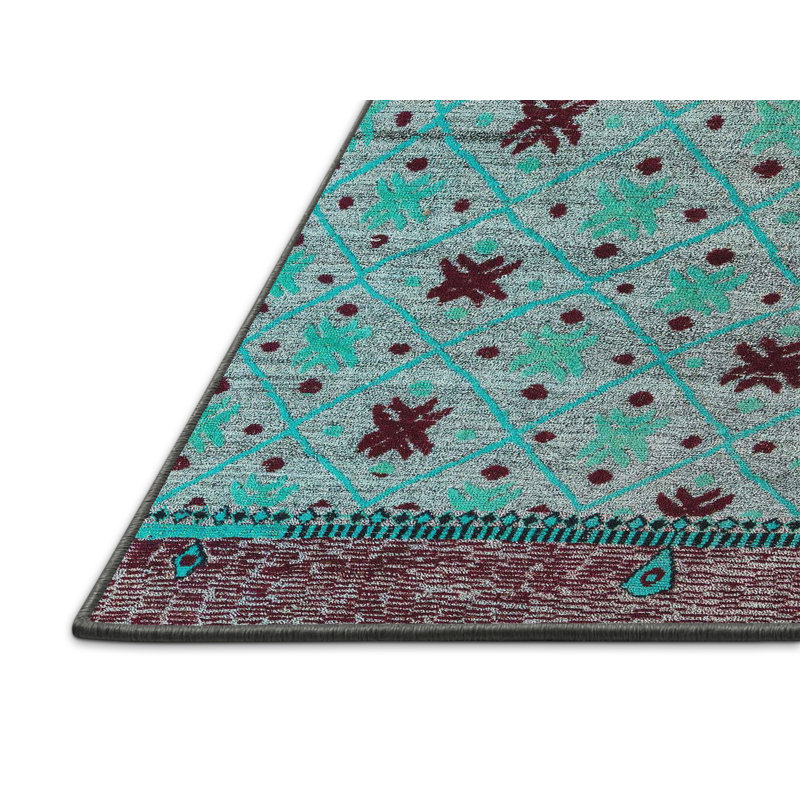 Abstract Indoor Rug, Rectangle 6' x 9'