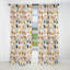 Mcm Scandinavian Harmony - Rideau Mid-Century - Rideau occultant géométrique - 1 panneau-107539135