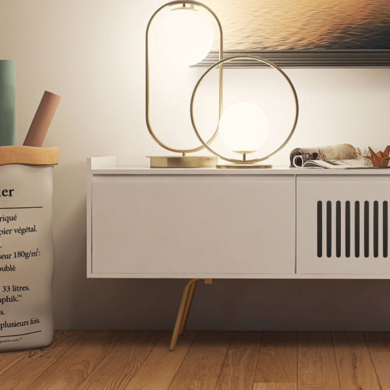 Modern simple light luxury high TV cabinet, 71.65"