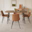 Table de salle à manger de 55 po avec 4 chaises rembourrées-31203938-31203936