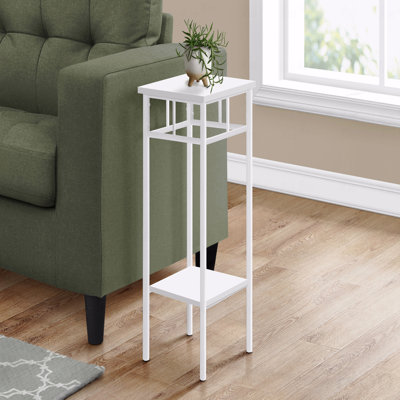 Accent Table, Side, End, Plant Stand, Square, Laminate, Contemporary, Modern