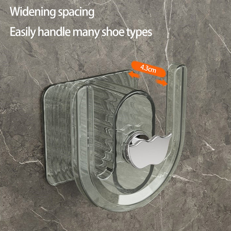 Support de salle de bain sans trous de perforation Drain de chaussures derrière la porte