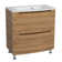 Meuble-lavabo mural moderne avec lavabo | MDF-40 + 12R-Diamond Collection non-toxique et ignifuge 24 po