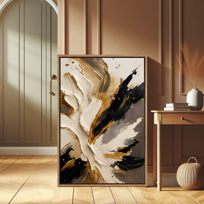Art mural encadré, rétro, antique, classique pour chambre à coucher, H 24 po x l 16 po, Naturel